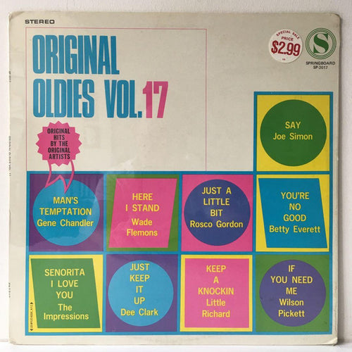 Various : Original Oldies Vol. 17 (LP, Comp)