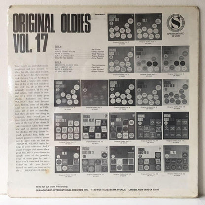 Various : Original Oldies Vol. 17 (LP, Comp)