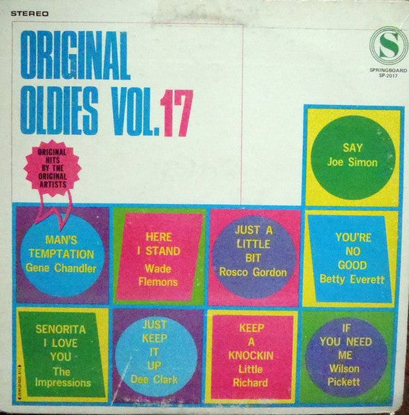 Various : Original Oldies Vol. 17 (LP, Comp)
