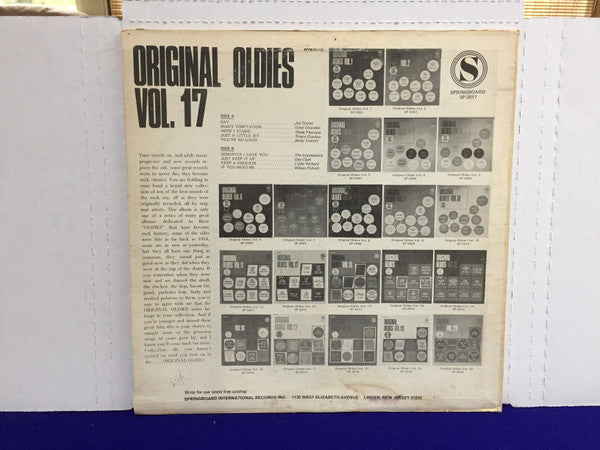Various : Original Oldies Vol. 17 (LP, Comp)