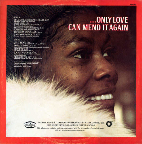 Dionne Warwick - Only Love Can Break A Heart (LP, Album)