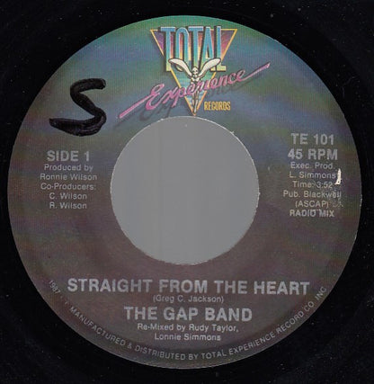 The Gap Band : Straight From The Heart (7", Single, Mixed)