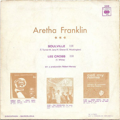 Aretha Franklin - Soulville / Lee Cross (7")