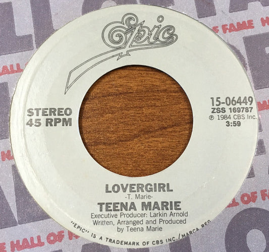 Teena Marie : Lovergirl / Lips To Find You (7")