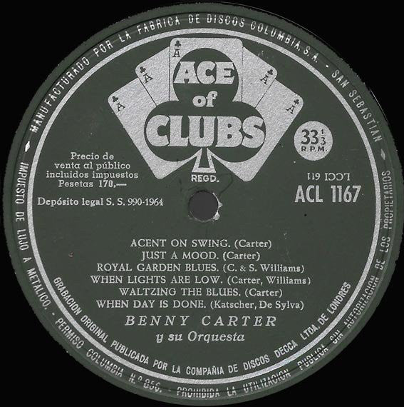 Benny Carter And His Orchestra : Swingin' At Maida Vale (LP, Comp)