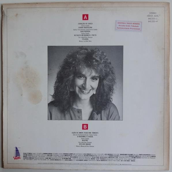 Fatima Guedes* - Coração De Louca (LP, Album)