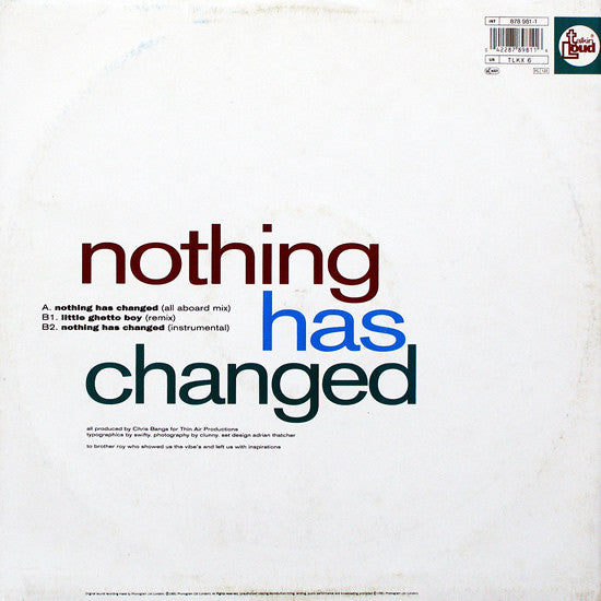 Galliano - Nothing Has Changed (12", Single)