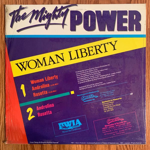 Mighty Power : Woman Liberty (LP, Album)