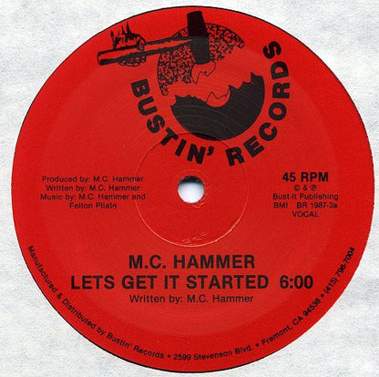 MC Hammer : Let's Get It Started (12")
