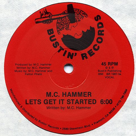 MC Hammer : Let's Get It Started (12")