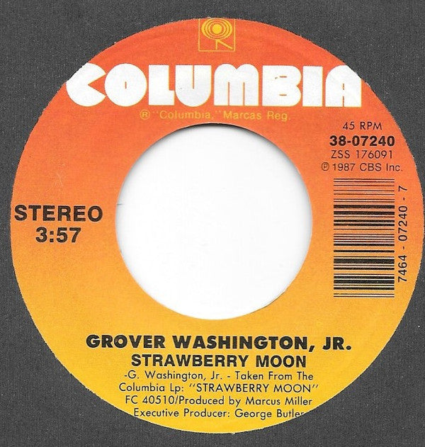 Grover Washington, Jr. : Summer Nights / Strawberry Moon (7", Single)
