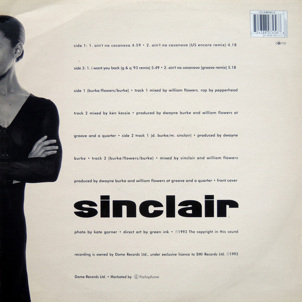 Sinclair : Ain't No Casanova (12", Single)