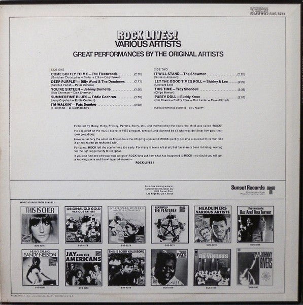 Various - Rock Lives! (LP, Comp)
