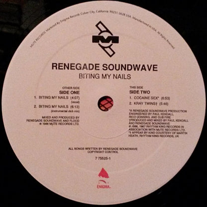 Renegade Soundwave : Biting My Nails (12", Maxi)