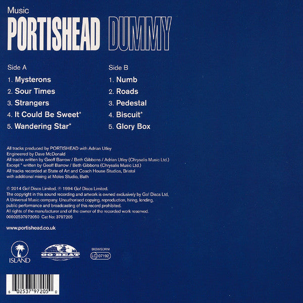 Portishead : Dummy (LP, Album, RE, 180)