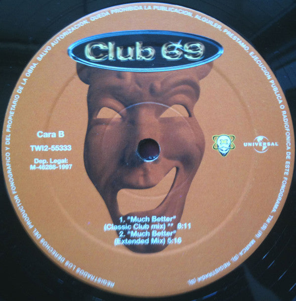 Club 69 Featuring Suzanne Palmer : Much Better (12")