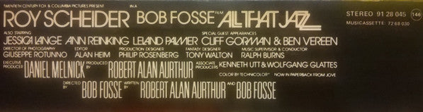 Various - All That Jazz - Music From The Original Motion Picture Soundtrack (LP, Album, Comp)