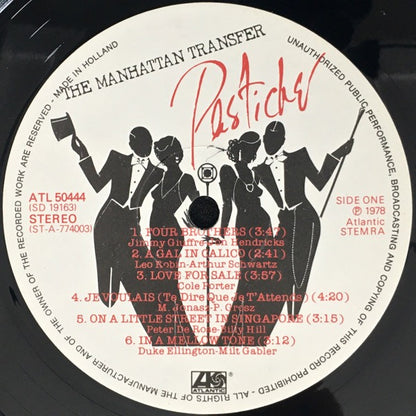 The Manhattan Transfer : Pastiche (LP, Album)