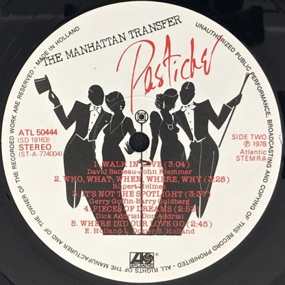 The Manhattan Transfer : Pastiche (LP, Album)