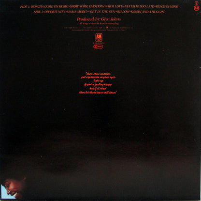 Joan Armatrading - Show Some Emotion (LP, Album, She)