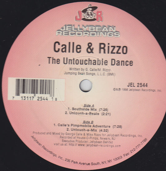 Calle & Rizzo : The Untouchable Dance (12")