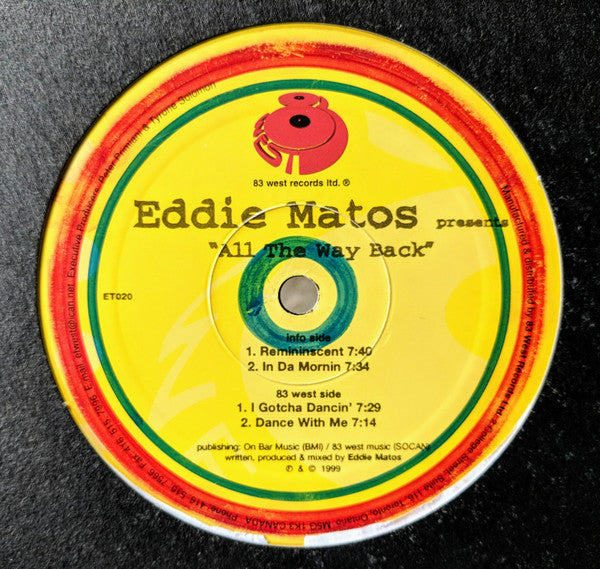 Eddie Matos - All The Way Back (12")