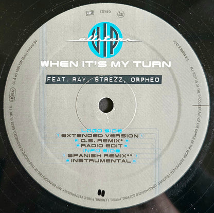 VIP Allstars Feat. Ray*, Strezz (2), Orpheo : When It's My Turn (12", Maxi)