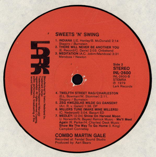 Combo Martin Gale - Sweets 'N' Swing (LP)