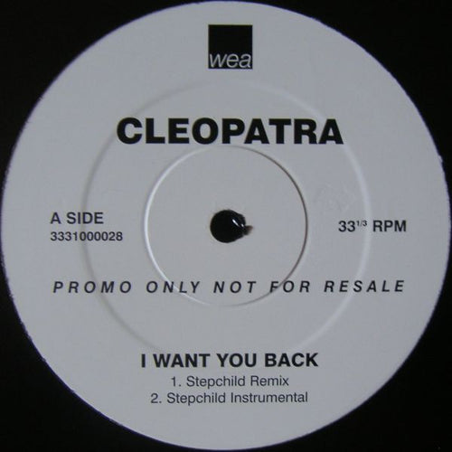 Cleopatra - I Want You Back (12", Promo)