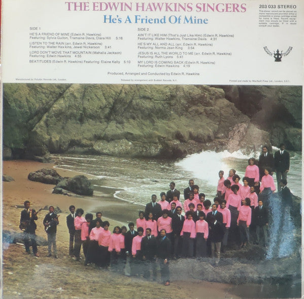 The Edwin Hawkins Singers* - He's A Friend Of Mine (LP, Album)