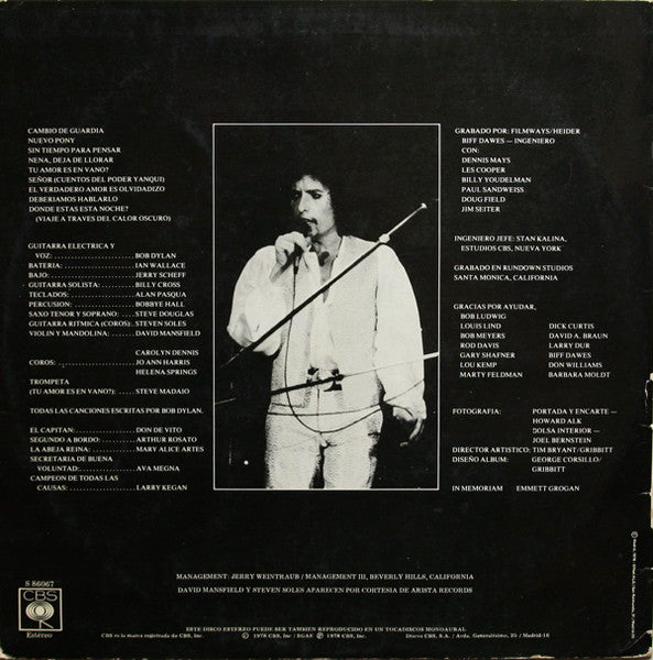 Bob Dylan : Street Legal (LP, Album)