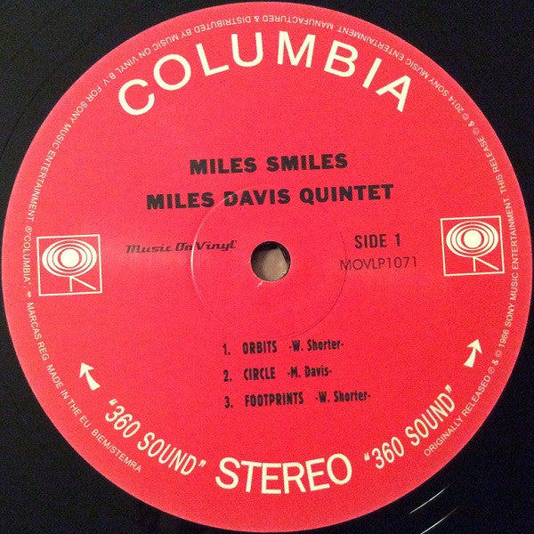 Miles Davis Quintet* : Miles Smiles (LP, Album, RE, 180)