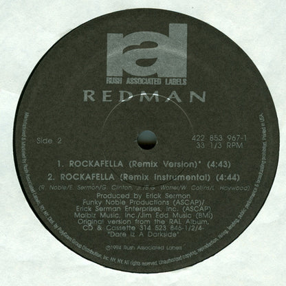 Redman - Rockafella (12", Single)