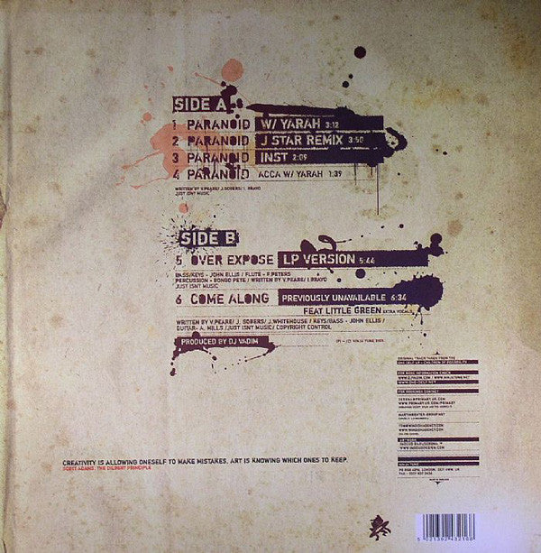 One Self - Paranoid (12")