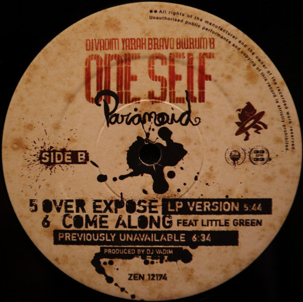 One Self - Paranoid (12")