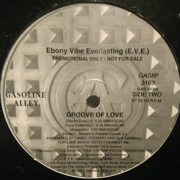 Ebony Vibe Everlasting - Groove Of Love (Remixes By Vincent Herbert) (12", Promo)