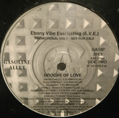 Ebony Vibe Everlasting - Groove Of Love (Remixes By Vincent Herbert) (12", Promo)