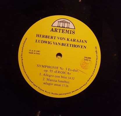 Herbert von Karajan, Ludwig van Beethoven, Berliner Philharmoniker, Wiener Philharmoniker : Ludwig Van Beethoven (3xLP, Comp + Box)