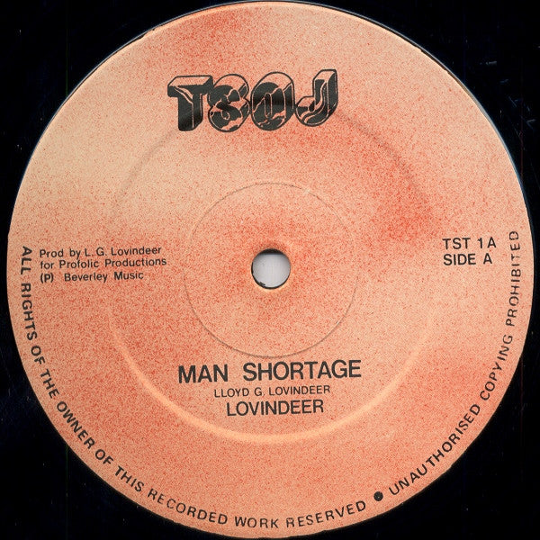 Lloyd Lovindeer : Man Shortage (12")