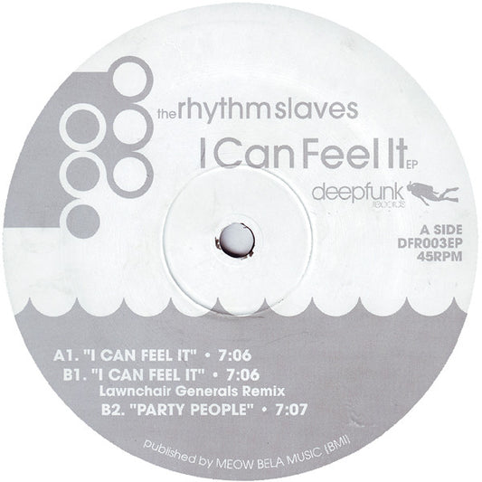 The Rhythm Slaves : I Can Feel It EP (12", EP)