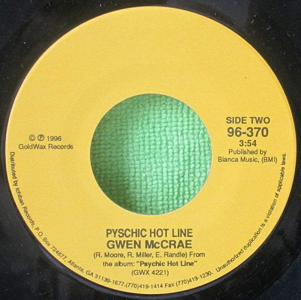 Gwen McCrae : Loving Peter To Pay Back Paul / Psychic Hot Line (7", Single)