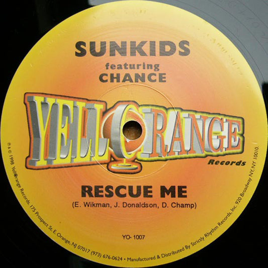 Sunkids Featuring Chance - Rescue Me (12")