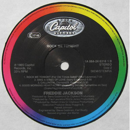 Freddie Jackson : Rock Me Tonight (LP, Album)