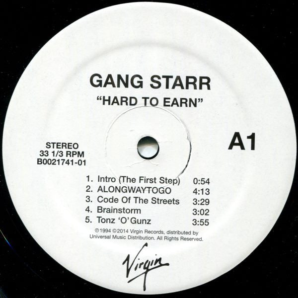 Gang Starr - Hard To Earn (2xLP, Album, RE, 180)