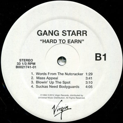 Gang Starr - Hard To Earn (2xLP, Album, RE, 180)