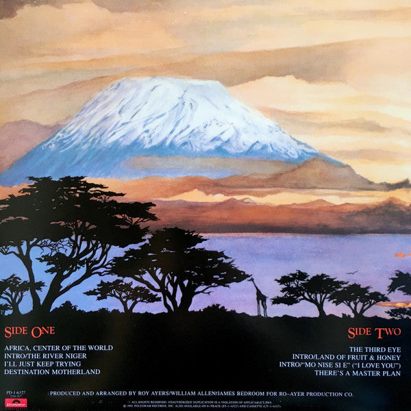 Roy Ayers : Africa, Center Of The World (LP, RE)