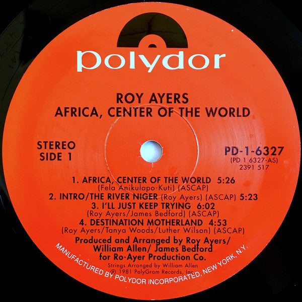 Roy Ayers : Africa, Center Of The World (LP, RE)