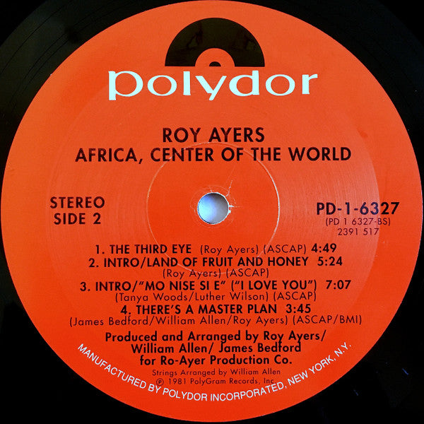 Roy Ayers : Africa, Center Of The World (LP, RE)