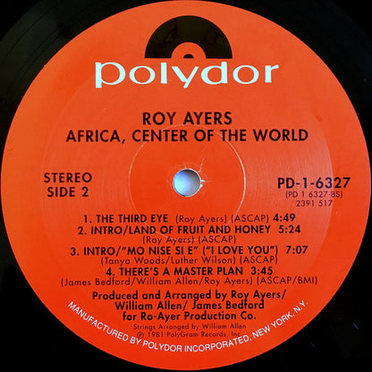 Roy Ayers : Africa, Center Of The World (LP, RE)
