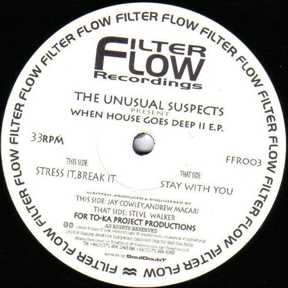 The Unusual Suspects : When House Goes Deep II E.P. (12", EP)